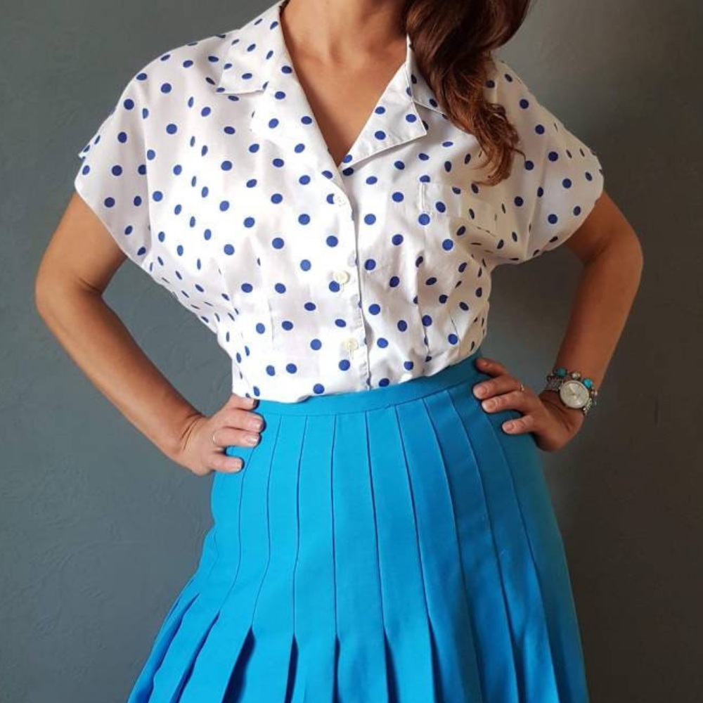 Vintage Polka Dot Top